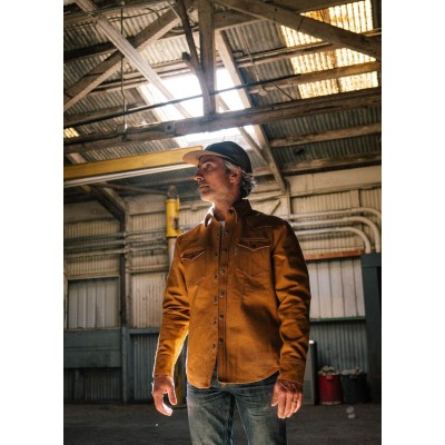 Surchemise canvas Fenceline IRON & RESIN Camel