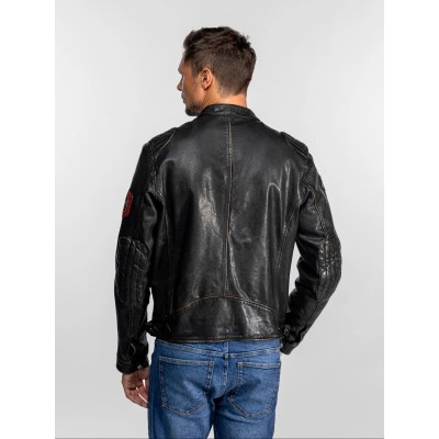 Blouson cuir Vintage NEDOC DAYTONA-73 Noir