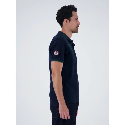 Polo Le Mans Steve McQueen Bleu Marine / Vert