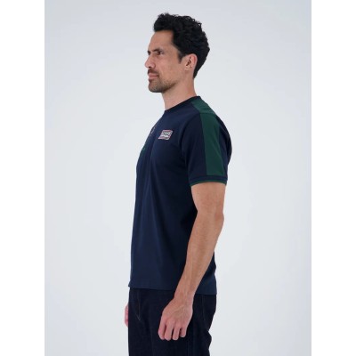 Teeshirt Le Mans Steve McQueen Bleu marine / Vert