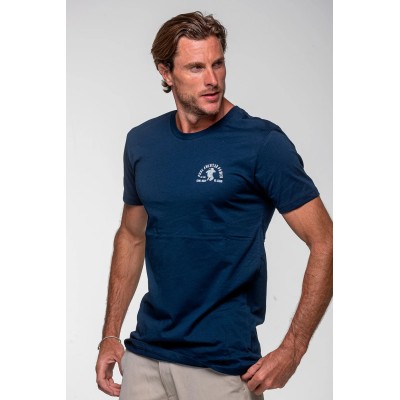 Teeshirt cobra dos CARROLL SHELBY Bleu Marine