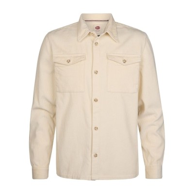 Chemise Velours PETROL INDUSTRIES Ecru