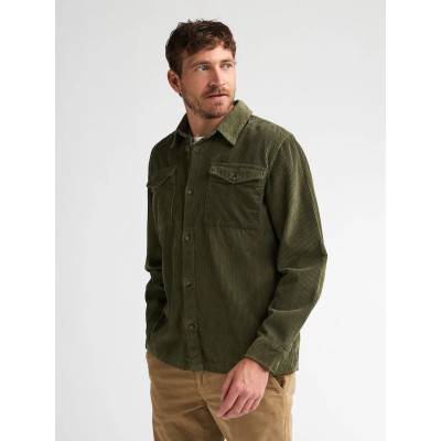 Chemise Velours PETROL INDUSTRIES Kaki