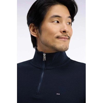 Sweat col camionneur EDEN PARK Bleu Marine