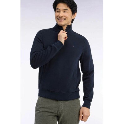 Sweat col camionneur EDEN PARK Bleu Marine
