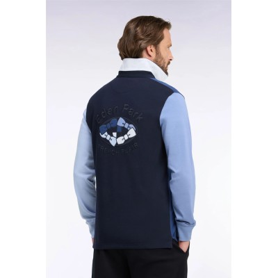 Maillot rugby logo dos EDEN PARK Bleu