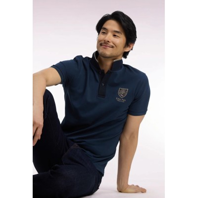 Polo New Logo Dragons EDEN PARK Bleu/beige H26
