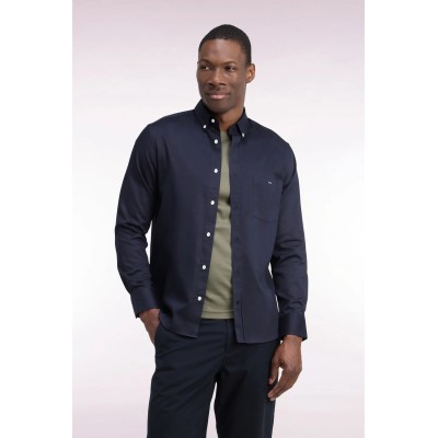 Chemise unie EDEN PARK Bleu Marine