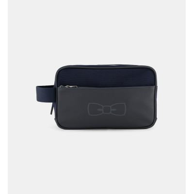 Trousse de toilette gomme/coton EDEN PARK Bleu Marine